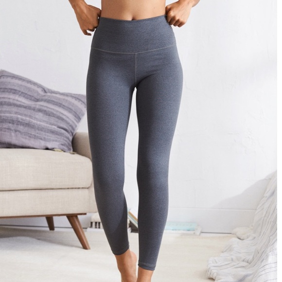 aerie Pants - Aerie Move High-Waisted 7/8 Legging- Gray